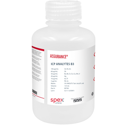 ICP Analytes B3, 125 mL