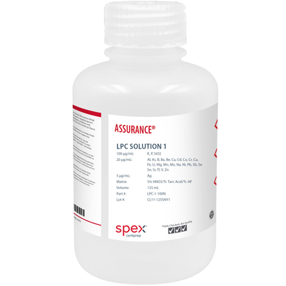 LPC Standard without Mercury for AA & ICP, 125 mL