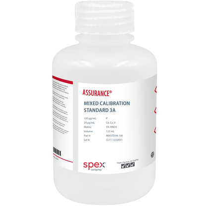 Mixed Calibration Standard 3A for AA & ICP, 125 mL