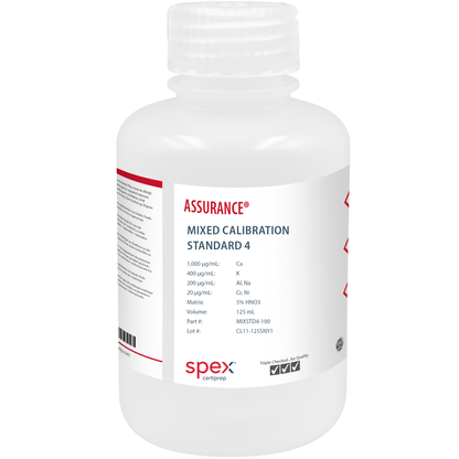 Mixed Calibration Standard 4 for AA & ICP, 125 mL