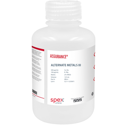 Alternate Metals III for AA & ICP, 125 mL