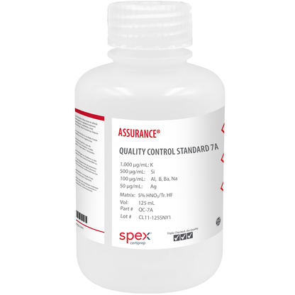 Quality Control Standard 7A for AA & ICP, 125 mL
