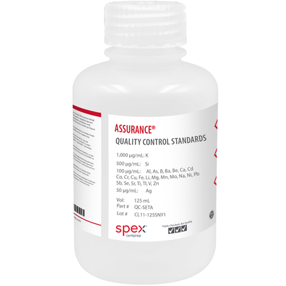 Set of 2 Quality Control Standards for AA & ICP, 125 mL