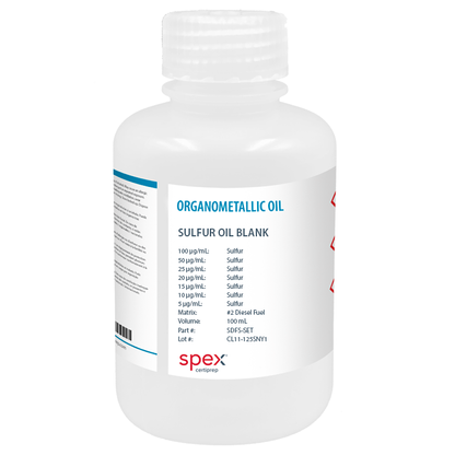 Set of 8 Sulfur Diesel Oil Standards, 100 mL