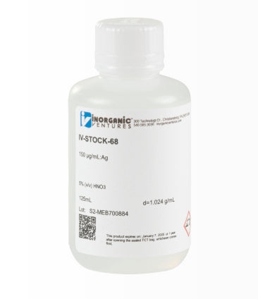 USP<232>/ICH Q3D Class 2B Oral Elemental Impurities, 125mL