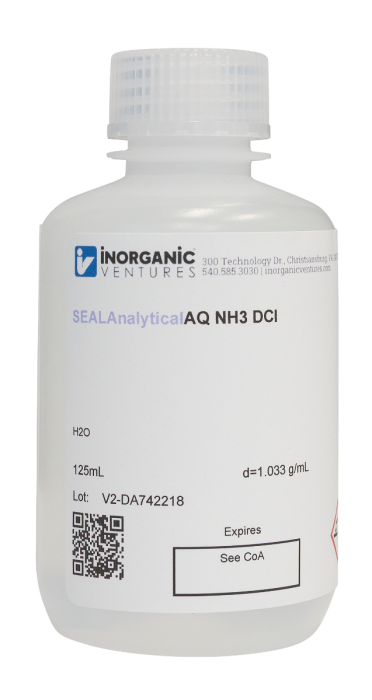 Dichloroisocyanurate Reagent for Ammonia Analysis, 125mL