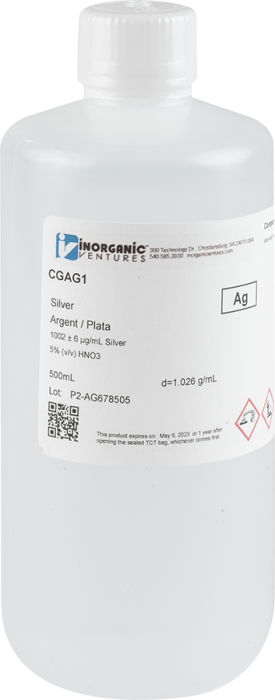 1000ug/mL SILVER 500mL