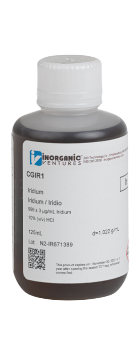 1000ug/mL IRIDIUM, 125mL