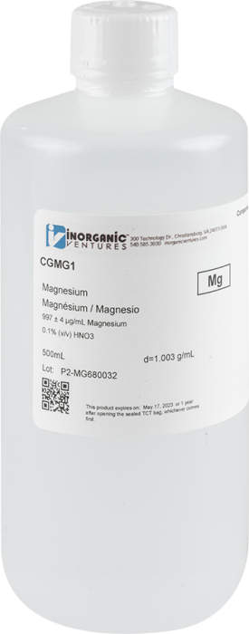 1000ug/mL MAGNESIUM 500mL