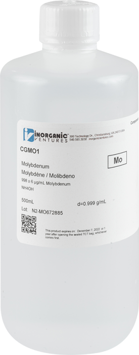 1000ug/mL MOLYBDENUM 500mL