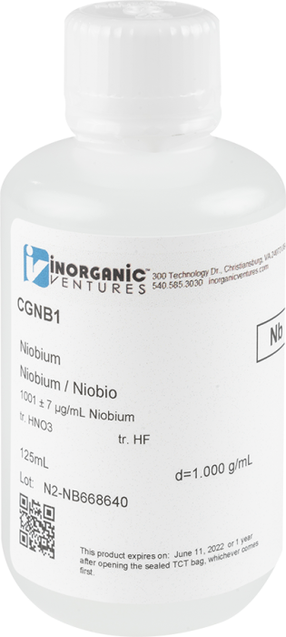 1000ug/mL NIOBIUM 125mL