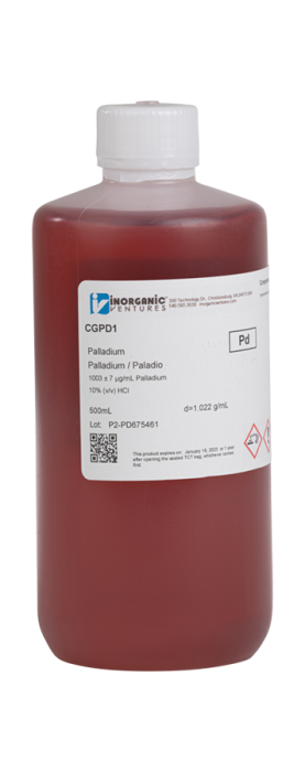 1000ug/mL PALLADIUM 500mL