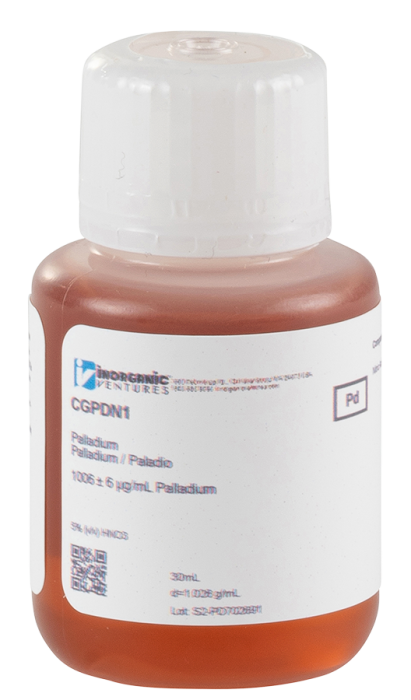 1000ug/mL PALLADIUM HNO3 30mL