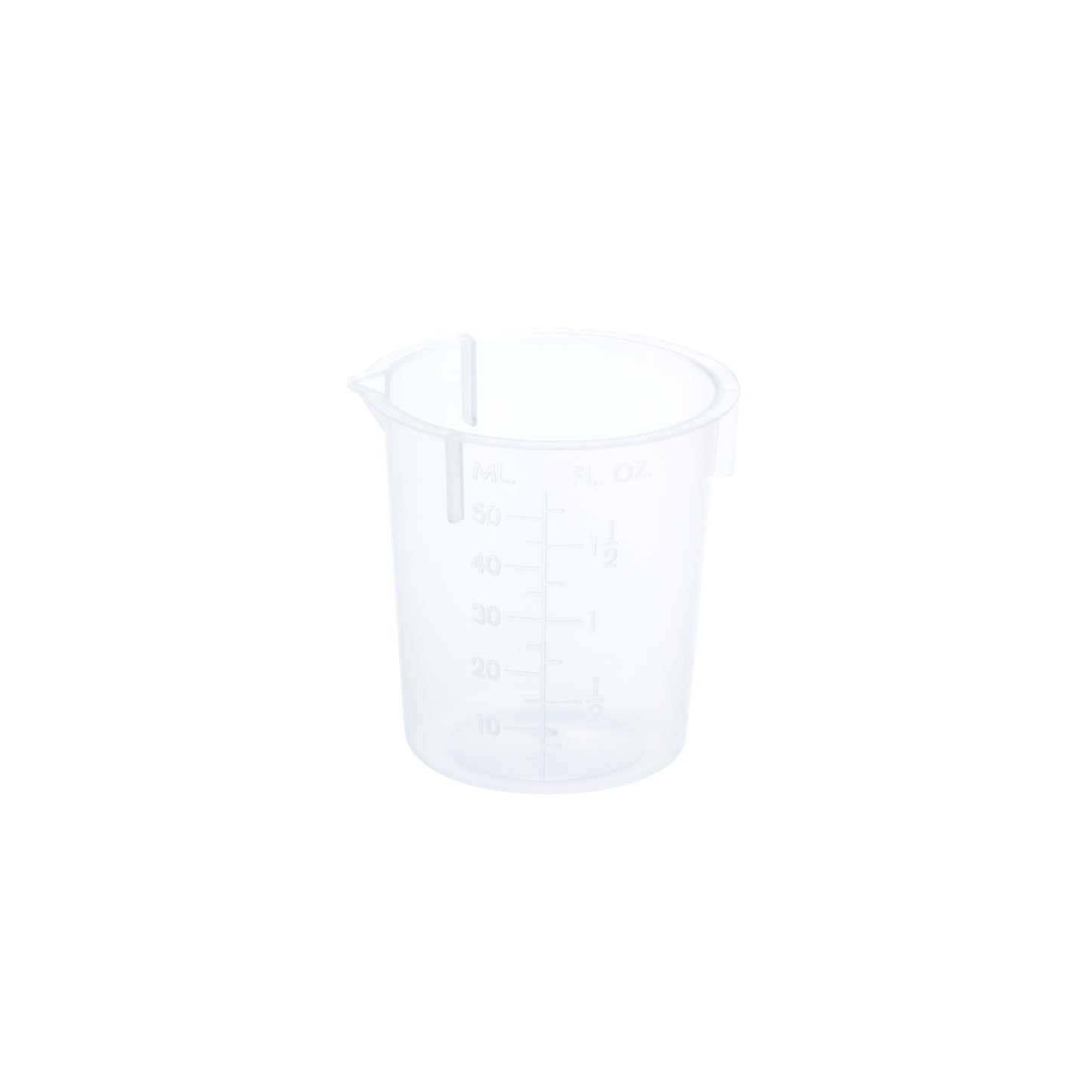 50mL Graduated Beaker, Polypropylene, Non-sterile
