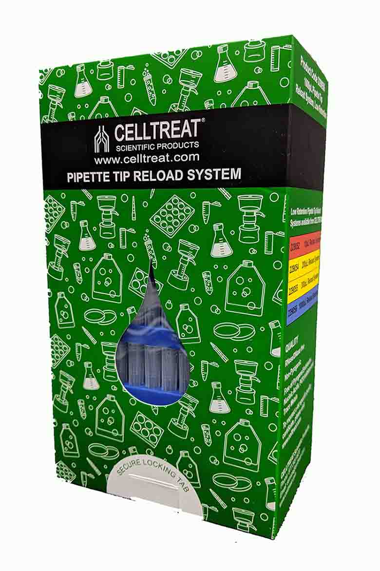 1000µL Extended Length Low Retention Pipette Tip Reload System, Non-sterile