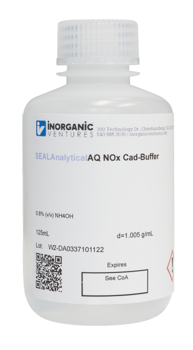 Working Buffer Reagent for Nitrate/Nitrite Analysis utilizing the Cadmium Coil Reduction method, 125mL