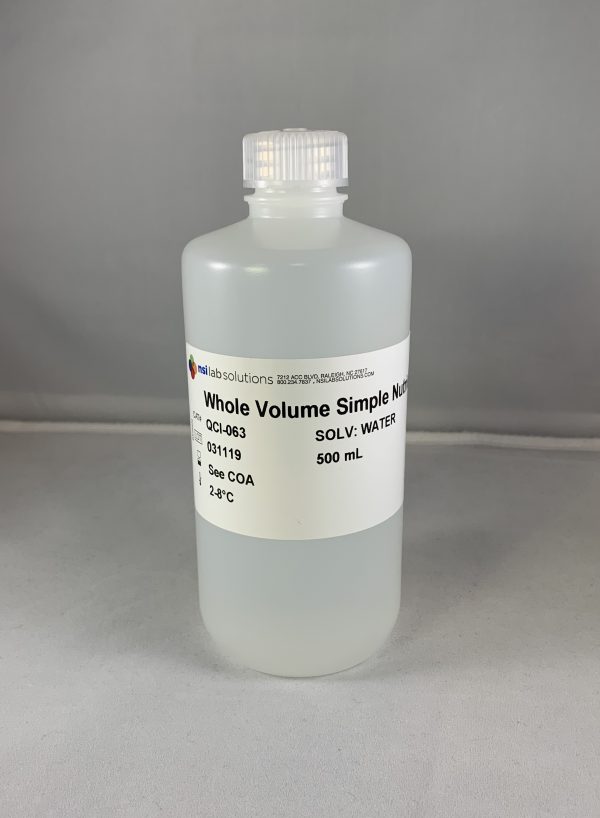 Wastewater Simple Nutrients QC CRM, #QCI-063