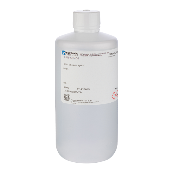 0.1N SILVER NITRATE, 500mL