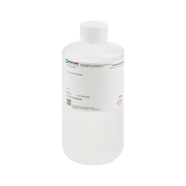 1M Sodium Hydroxide, 500mL