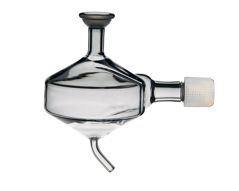 Spray Chamber - Pyrex - Cyclonic - Pump Drain - O-ring Free