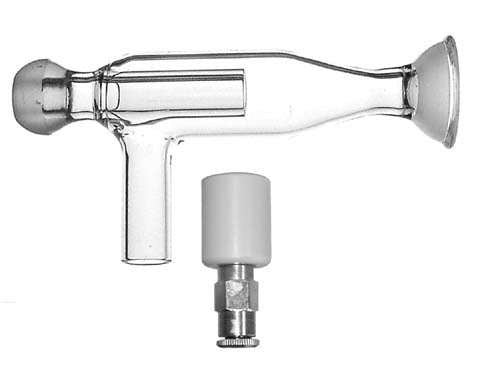 Sheath Gas Adaptor - Pyrex - 12/5 Ball & Socket