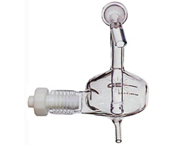 Twister Spray Chamber with Helix with Auxiliary Port