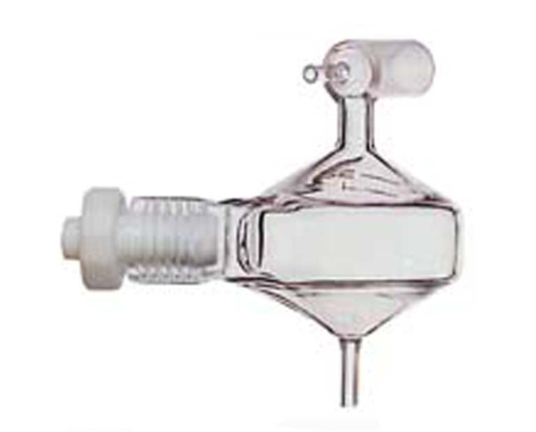 Cinnabar Spray Chamber with Helix with Aux. Port (requires adaptor KT-1006)