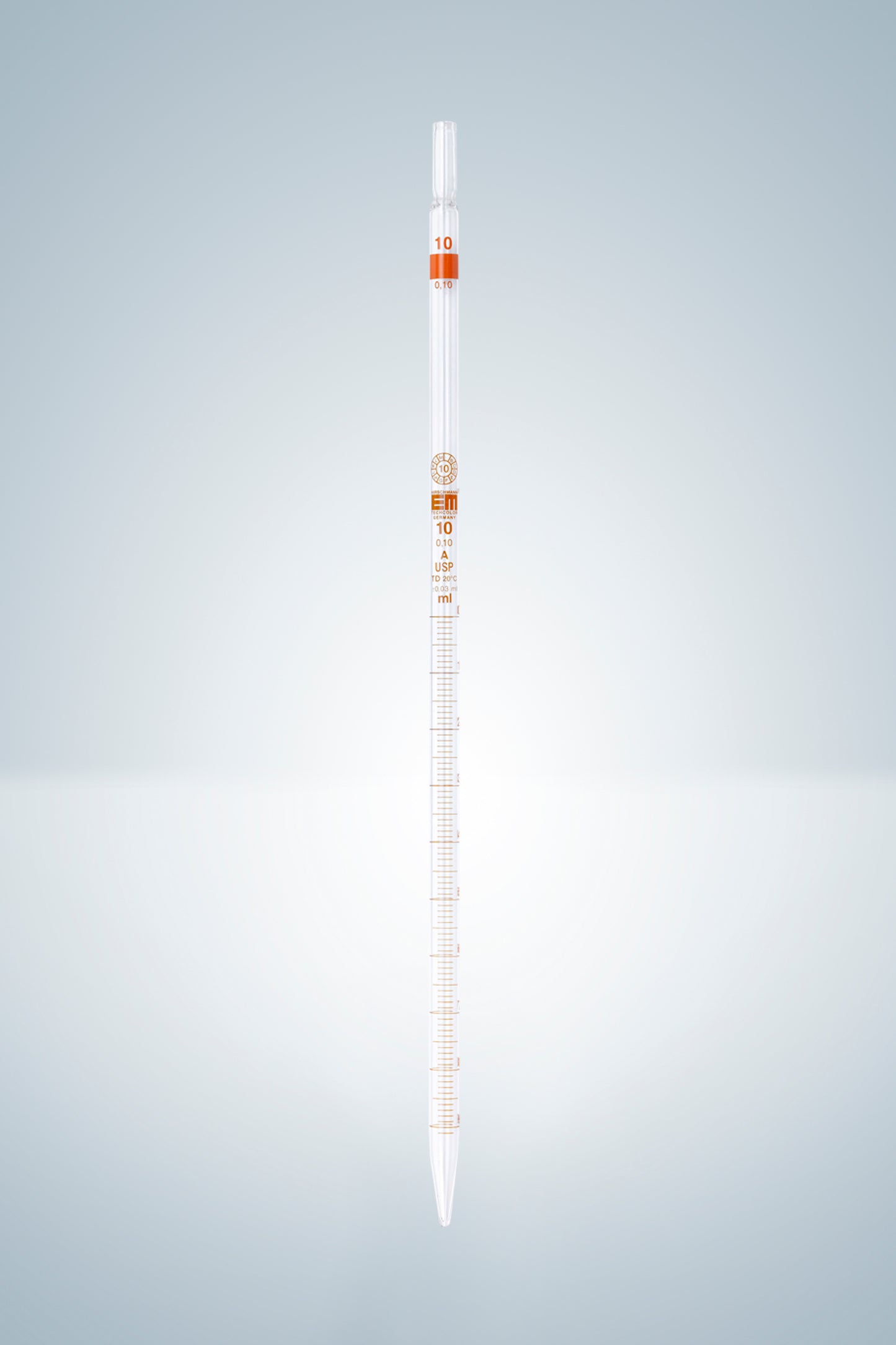 Grad.pipettes, cl. A, USP, amber grad.