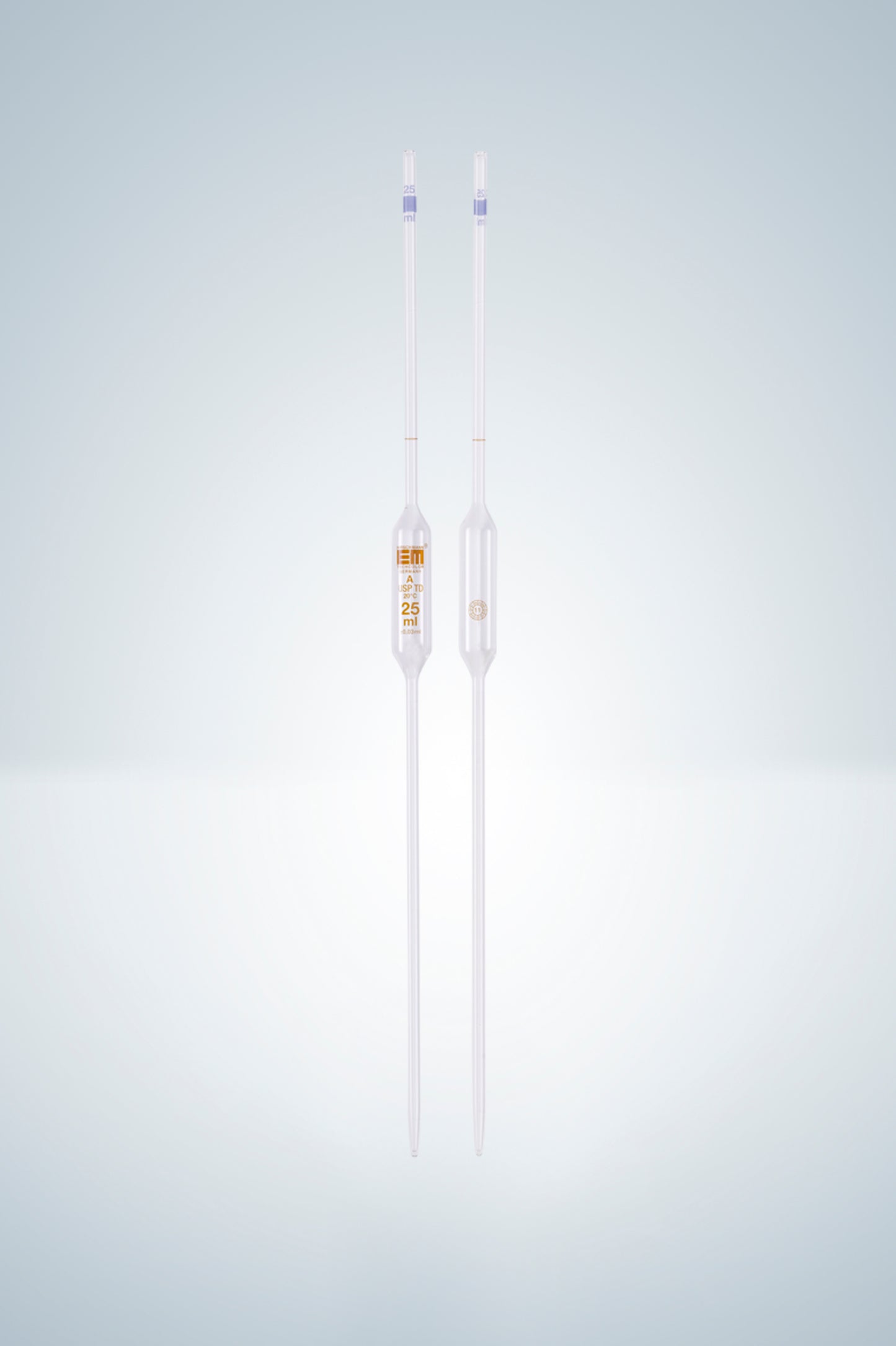 Volumetr. Pipet., cl. A, USP, amber grad