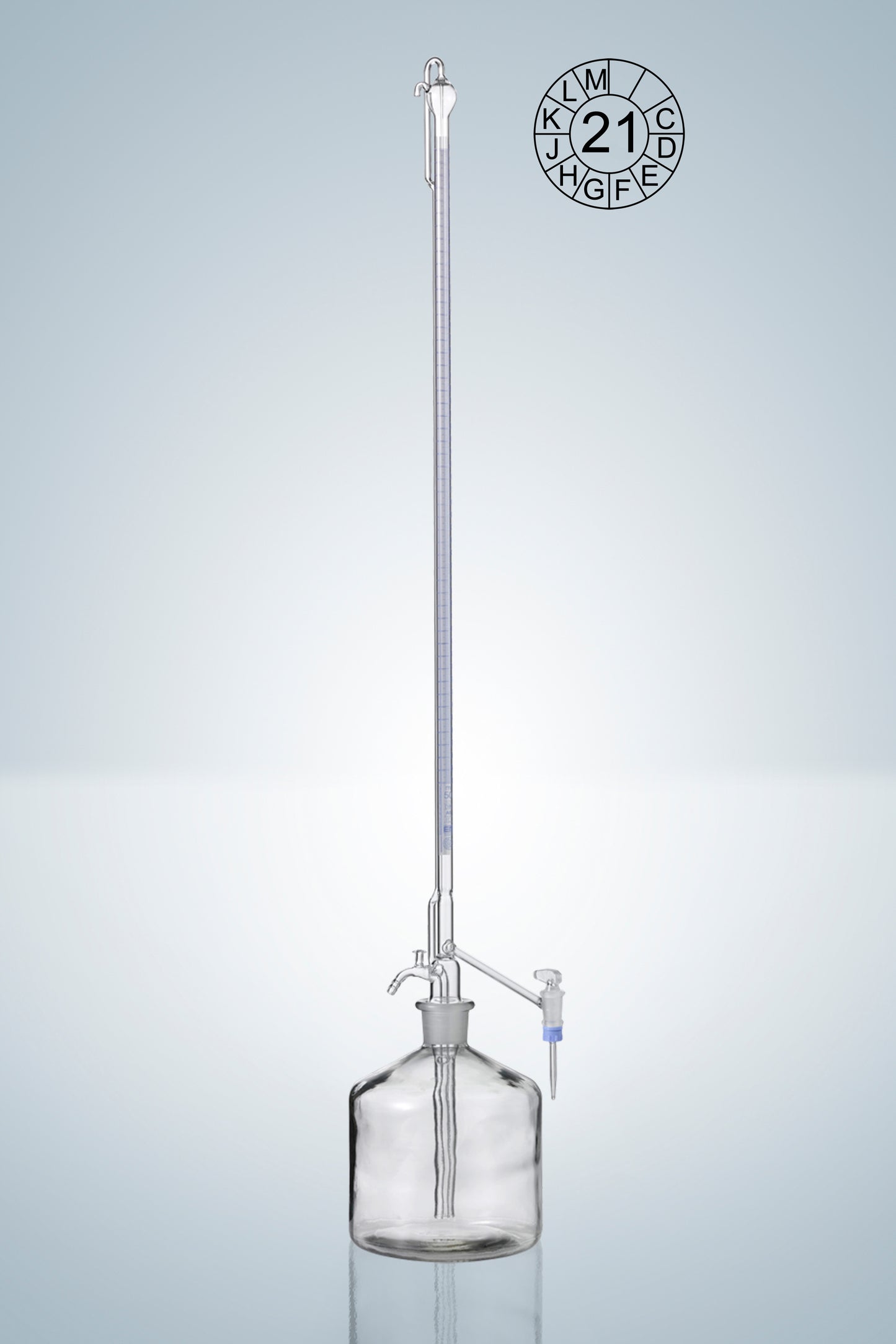 Automa. burettes DURAN® cl. AS blue grad