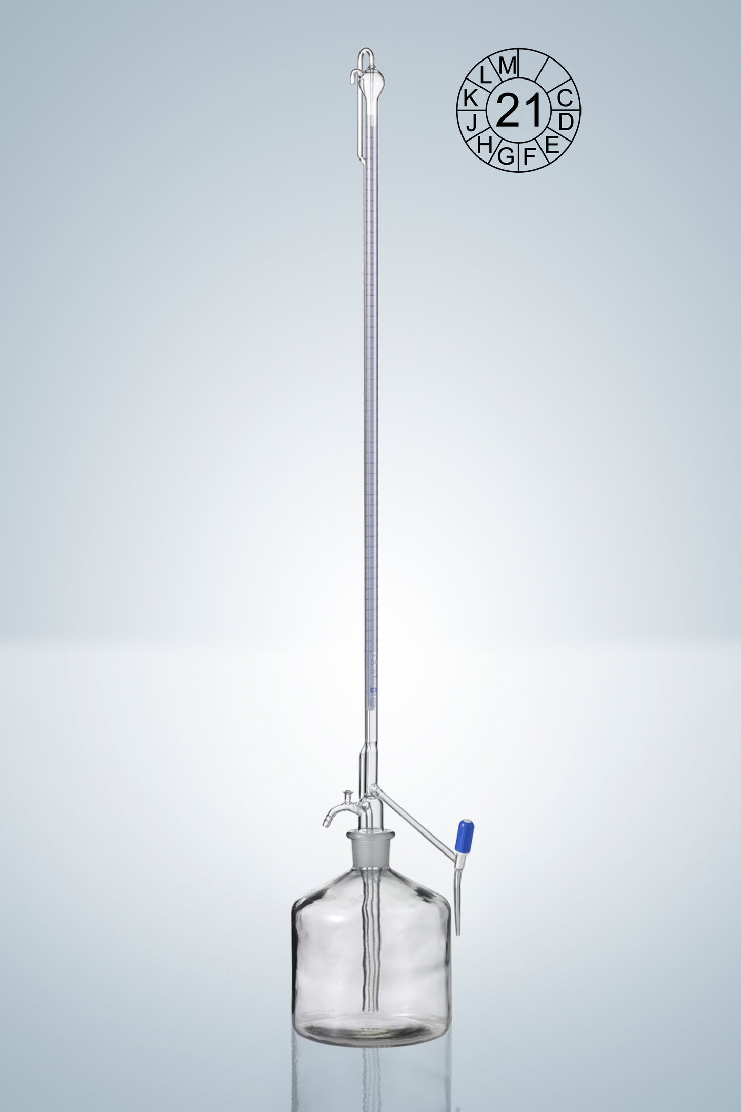 Automa. burettes DURAN® cl. AS blue grad