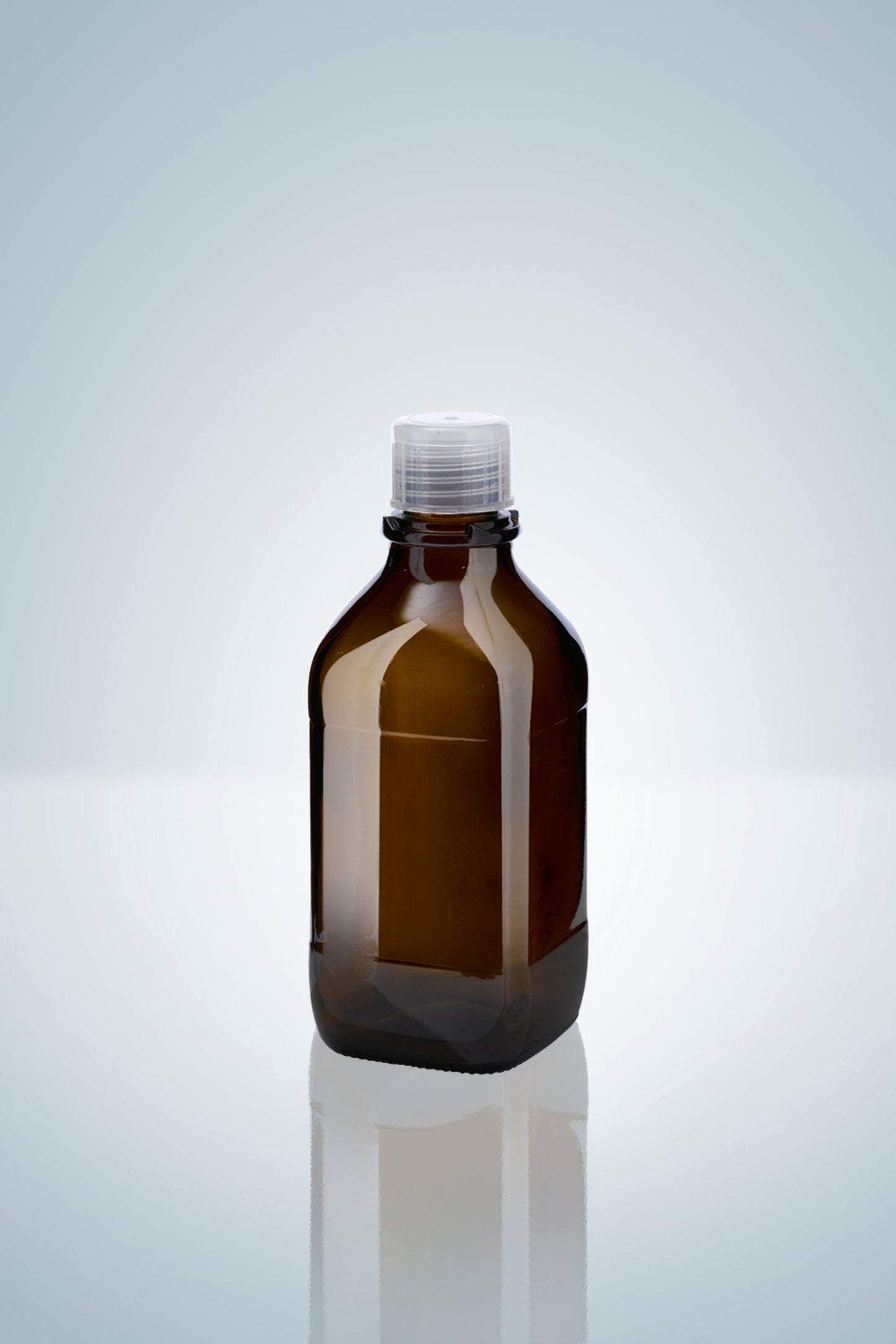Amber glass bottle, 500 ml