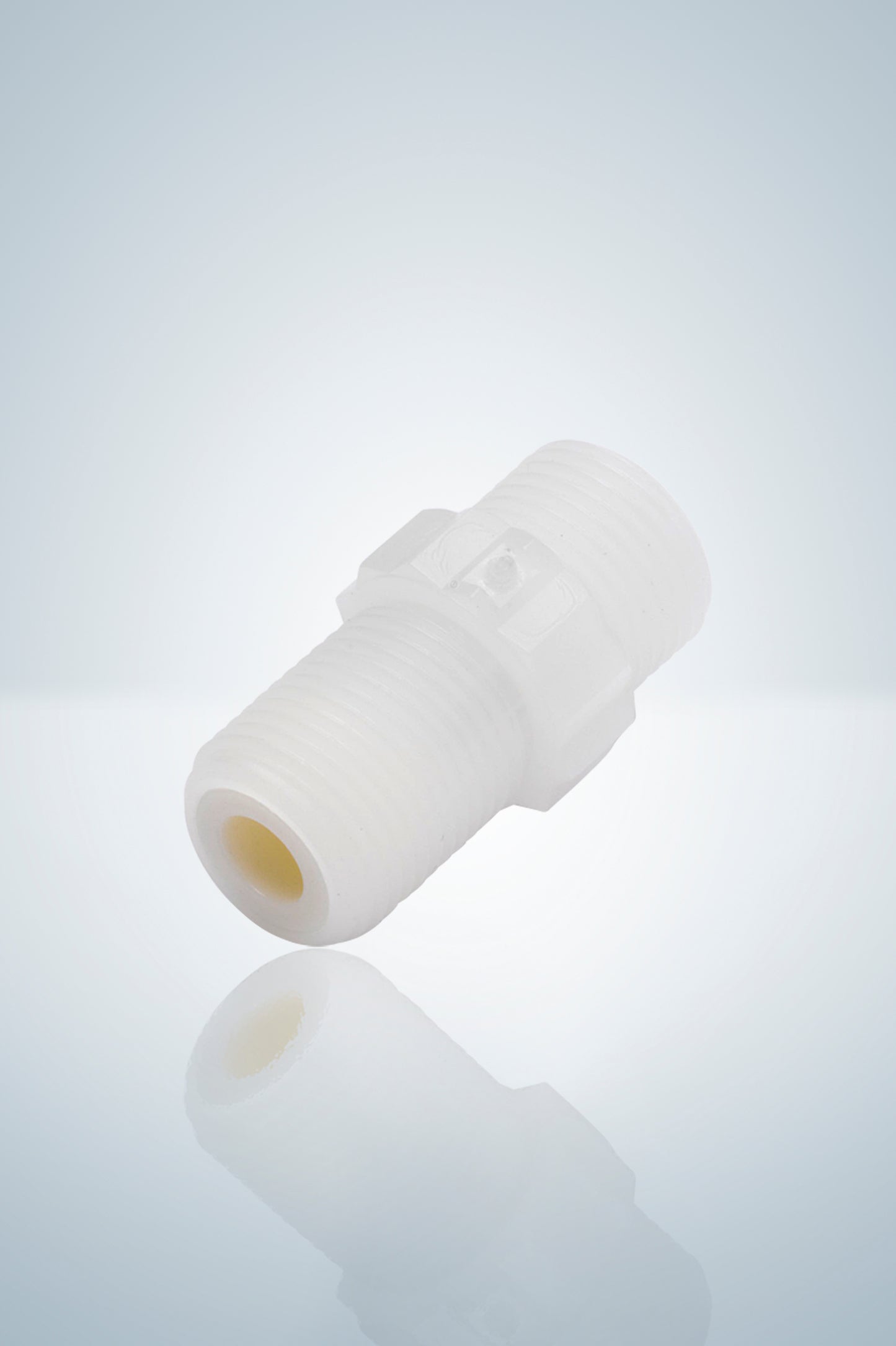 Discharge valve, valve seat/ball made of high purity alumina ceramics (Al2O3 99,7%), spring made of platin-iridium (HF)