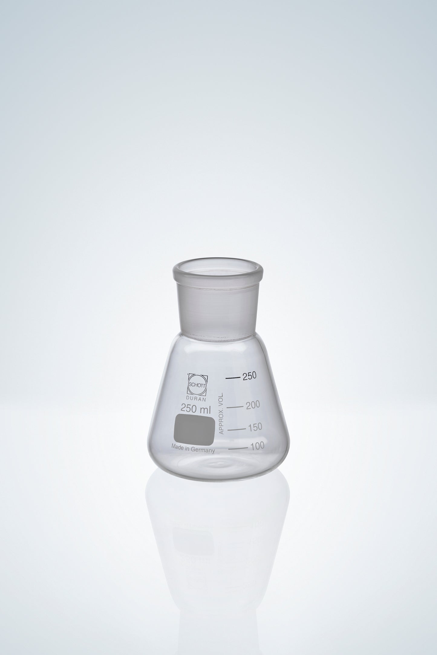 Erlenmeyer flasks DURAN®, white grad.