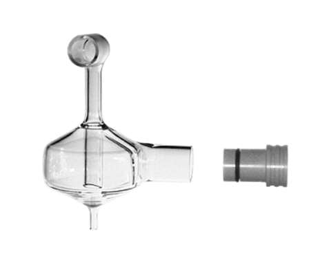 Spray Chamber - Quartz - Cyclonic - Baffled - with Neb Adapter