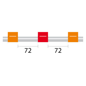 Finaprep flared 3-stop PVC Orange-Red Pump Tubing