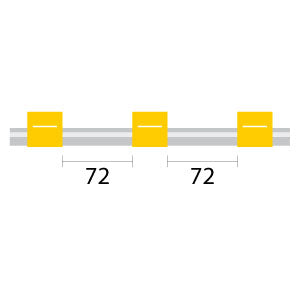Finaprep flared 3-stop PVC Yellow-Yellow Pump Tubing