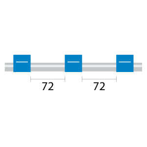 Finaprep flared 3-Stop PVC Blue-Blue Pump Tubing