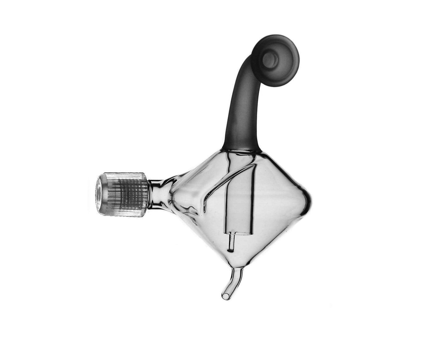 Spray Chamber - Pyrex - Cyclonic - Baffled - O-ring Free