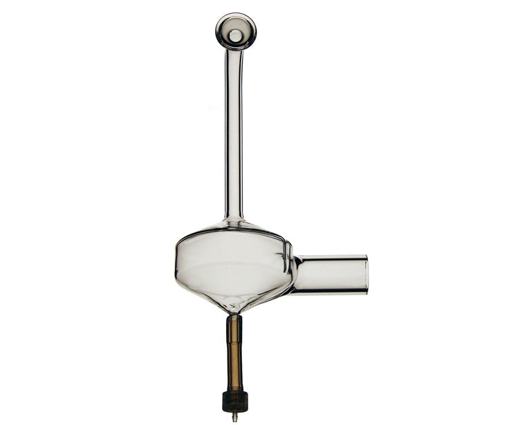 Spray Chamber - Cyclonic, Axial, w/o Knockout, Fittings