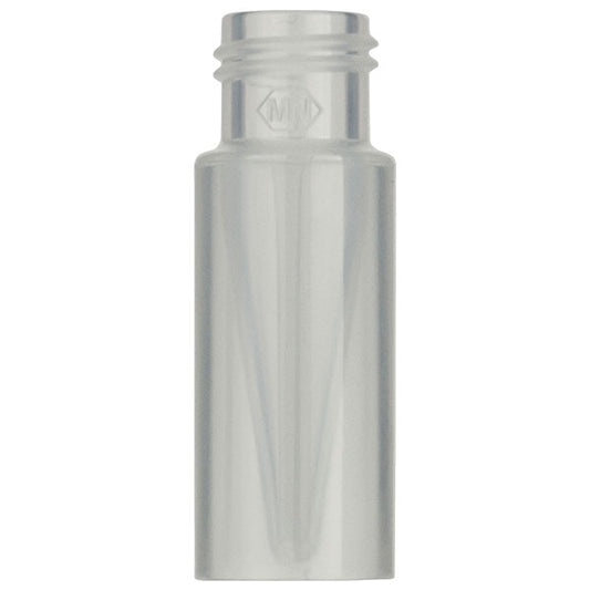 Screw neck vial, N 9, 11.6x32.0 mm, 0.3 mL, inner cone, PP tr.