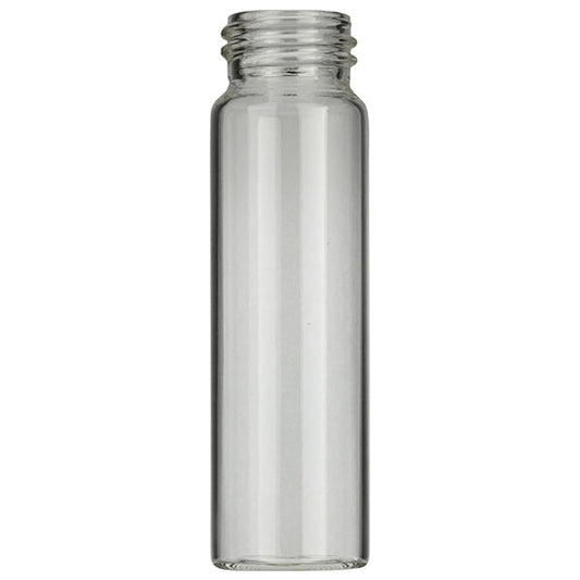 Screw neck vial, N 24, 27.5x95.0 mm, 40.0 mL, flat bottom, clear