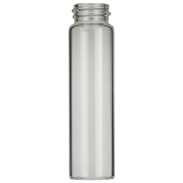 Screw neck vial, N 20, 22.7x86.0 mm, 24.0 mL, flat bottom, clear