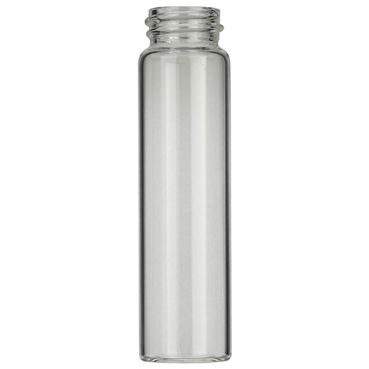Screw neck vial, N 20, 22.7x86.0 mm, 24.0 mL, flat bottom, clear