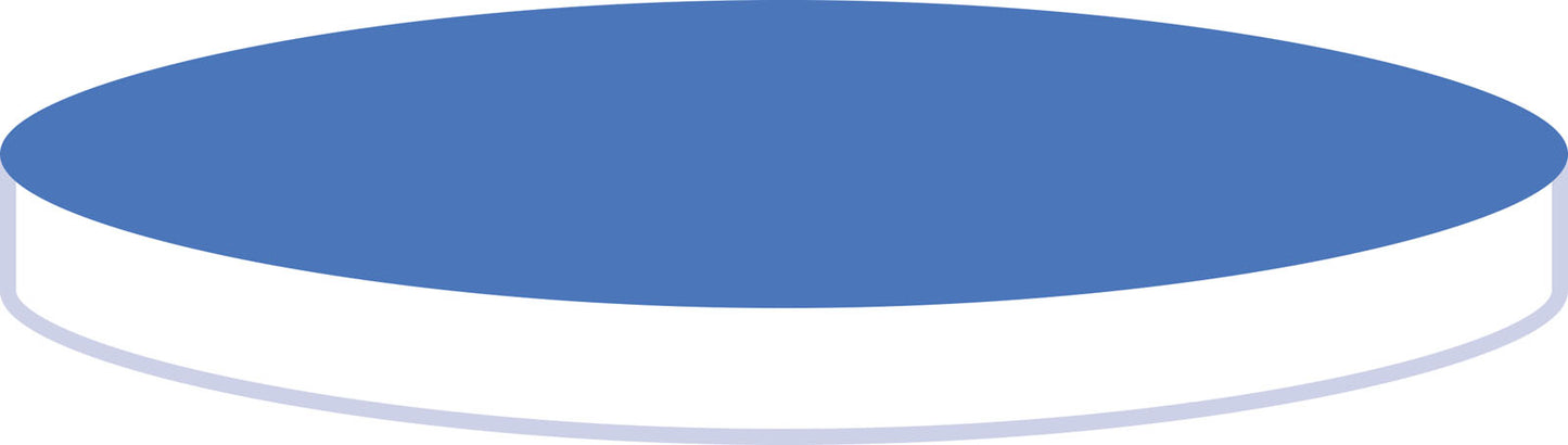 Septa N 17, Silicone/PTFE, white/blue, 1.5 mm, 45° shore A