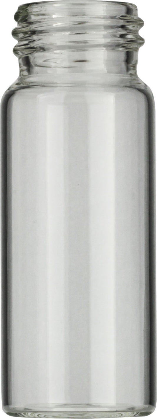 Screw neck vial, N 24, 27.5x72.5 mm, 30.0 mL, flat bottom, clear