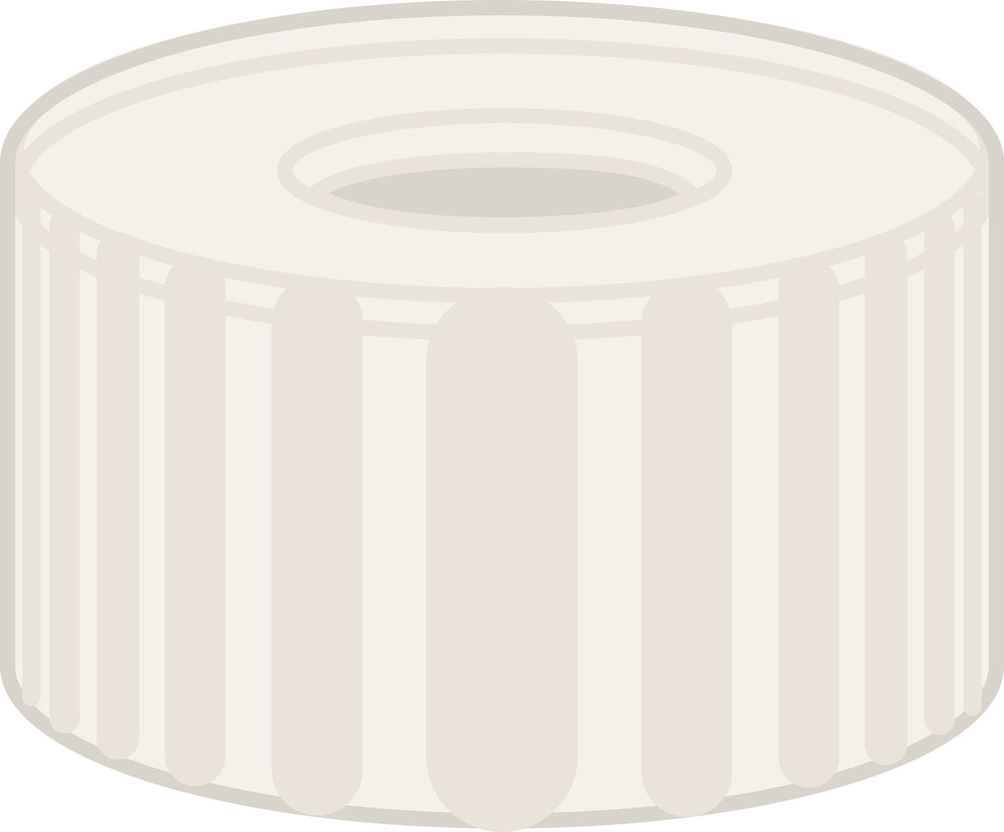 Screw closure, N 9, PP, transparent, center hole, no liner