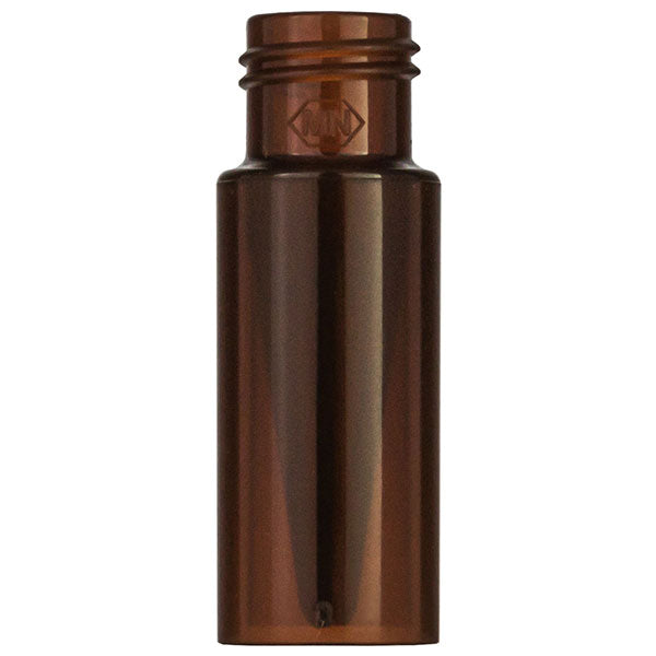 Screw neck vial, N 9, 11.6x32.0 mm, 0.3 mL, inner cone, PP amber