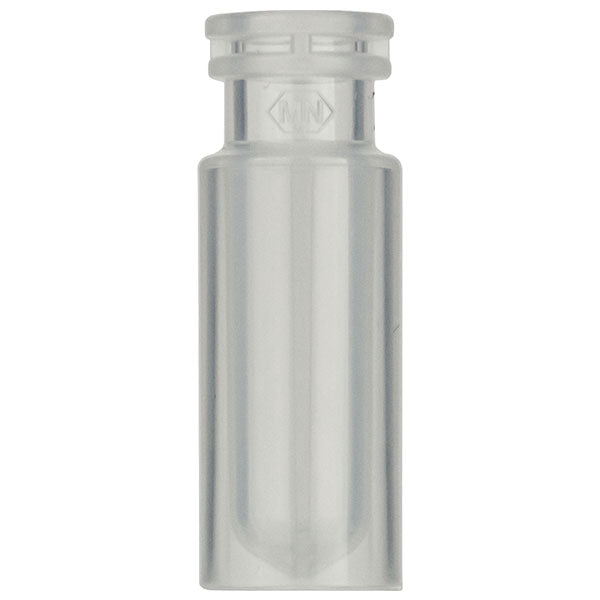 Snap ring/crimp neck vial, N 11, 11.6x32.0 mm, 0.7 mL,round bottom insert,PP tr.