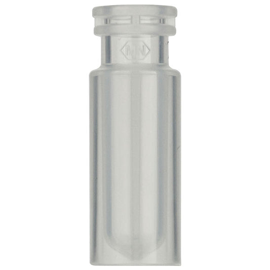 Snap ring/crimp neck vial, N 11, 11.6x32.0 mm, 0.7 mL,round bottom insert,PP tr.